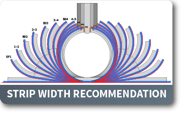 JMC Rollmasters - Strip Width Recommendation